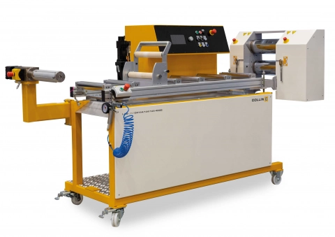 collin lab line flat film line with 3 rolls